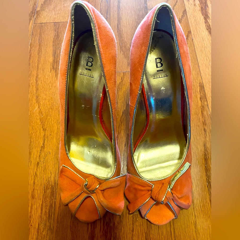 BAKERS “KARISSA” LEATHER SUEDE SHOES